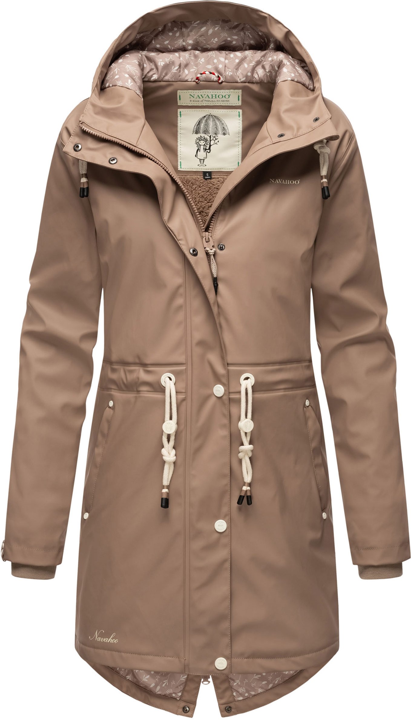 Navahoo Damen Regenjacke Flower of Ocean – Stylisch & Wasserdicht