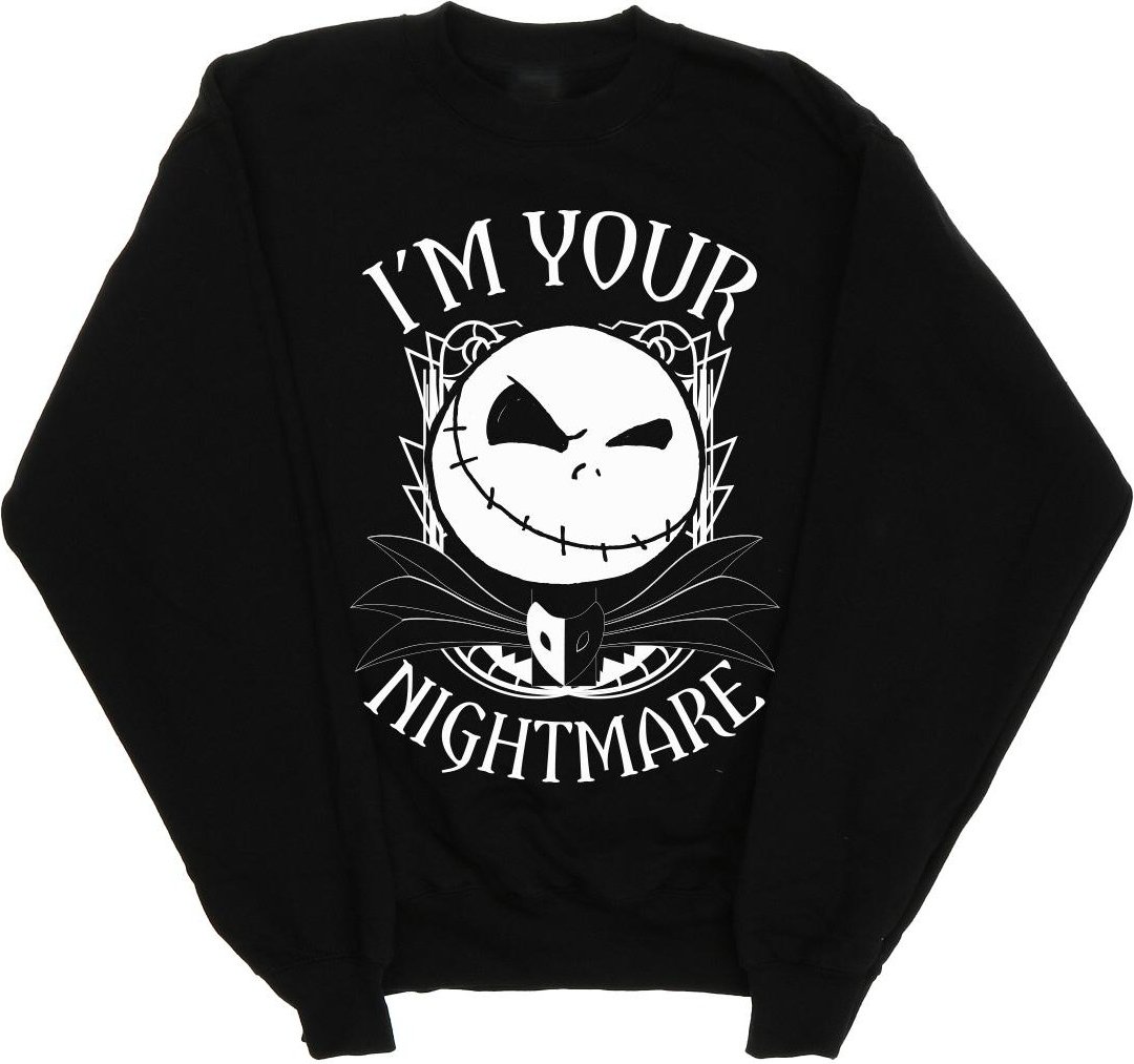Disney - "Nightmare Before Christmas" Sweatshirt für Damen (Schwarz)