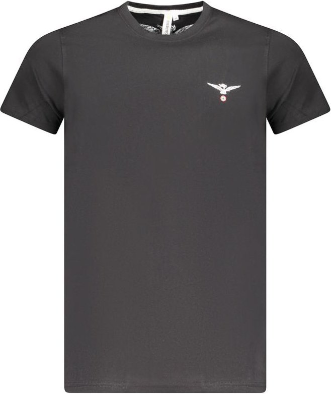 Accademia Militare Schwarzes Baumwoll-Herren-T-Shirt