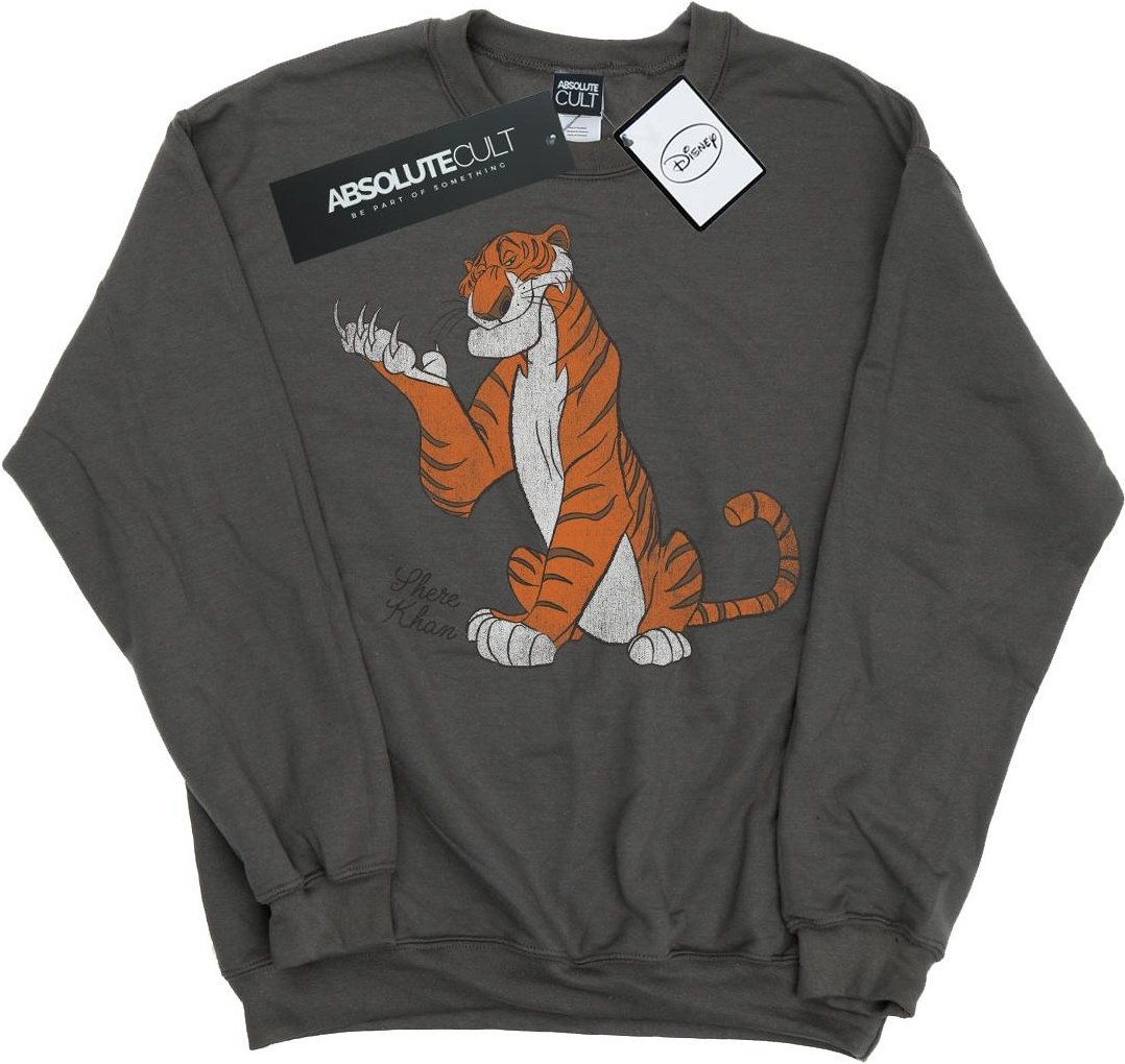 Disney - "The Jungle Book Classic Shere Khan" Sweatshirt für Herren (Holzkohle)