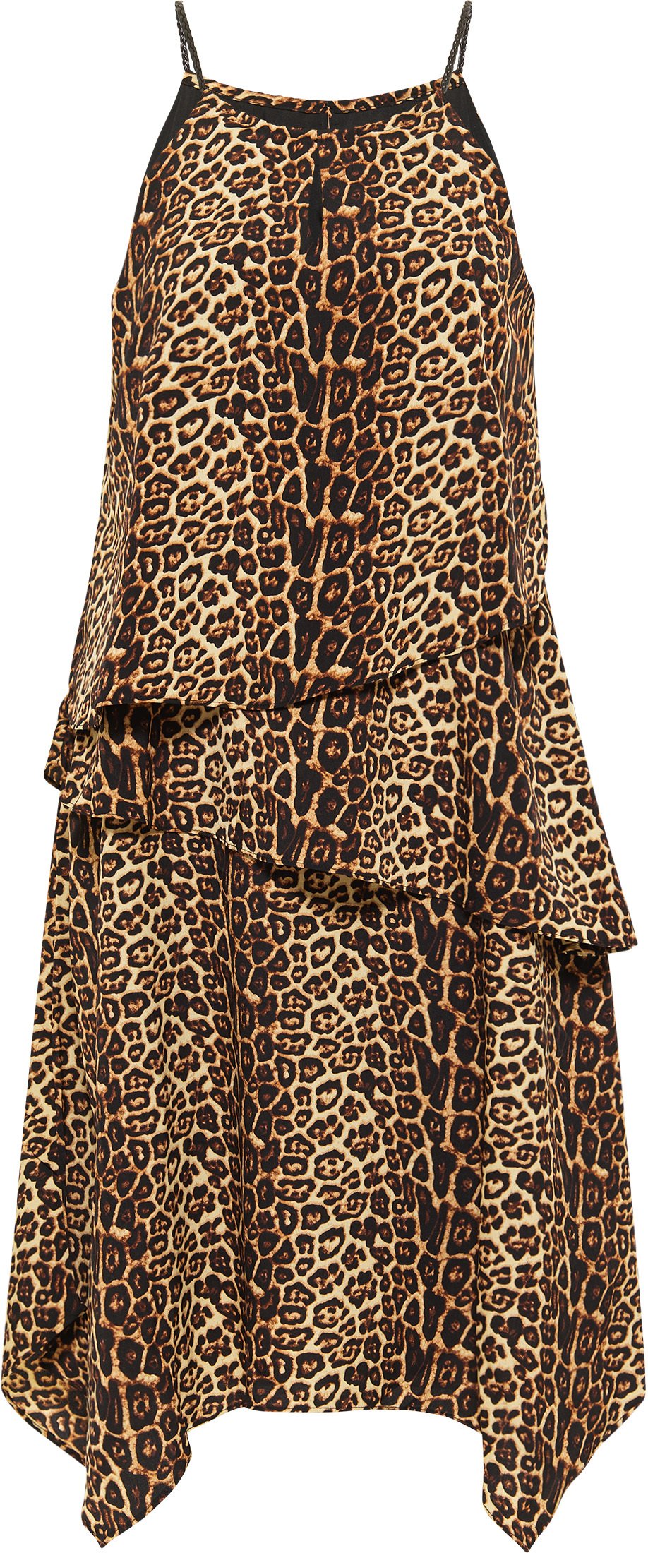 Faina Kleid mit Leo-Print Damen Beige Löwe