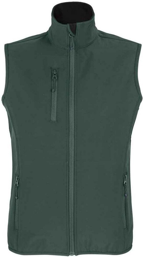 SOLS Womens/Ladies Falcon Softshell Recycled Body Warmer (Waldgrün)