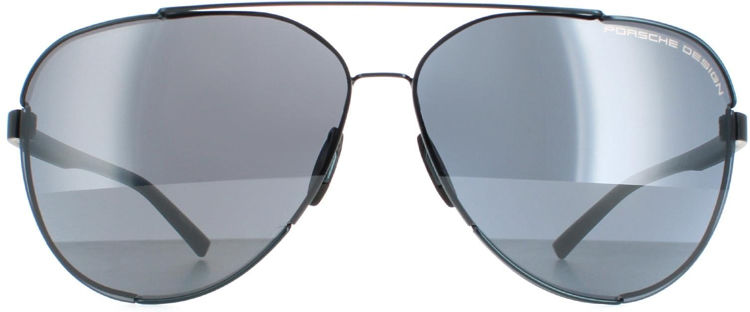 Porsche Design Aviator Herren Matte Schwarz Dunkel Grau P8682