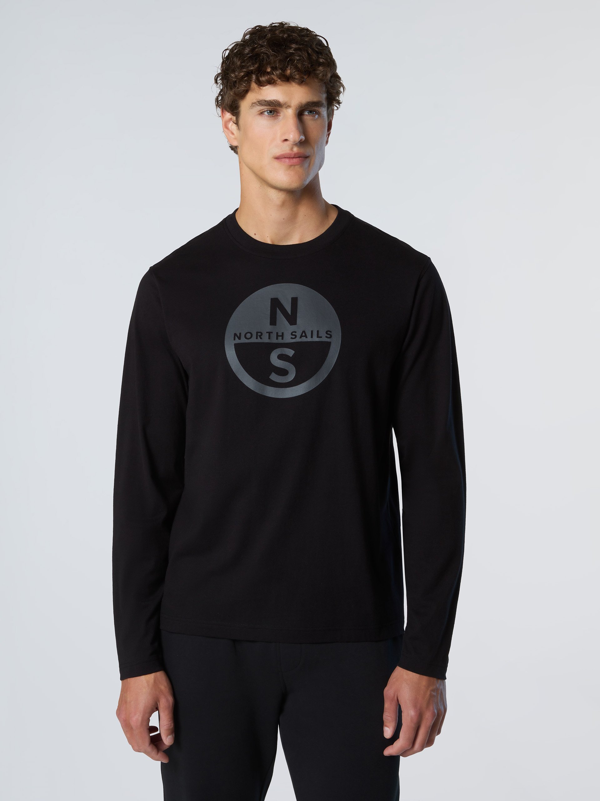 North Sails T-Shirt Langärmelig mit Maxi-Print