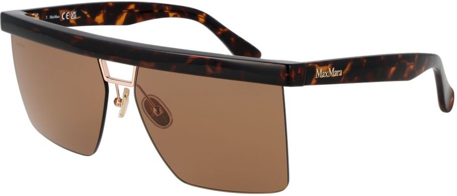 Braune Kunststoff-Sonnenbrille