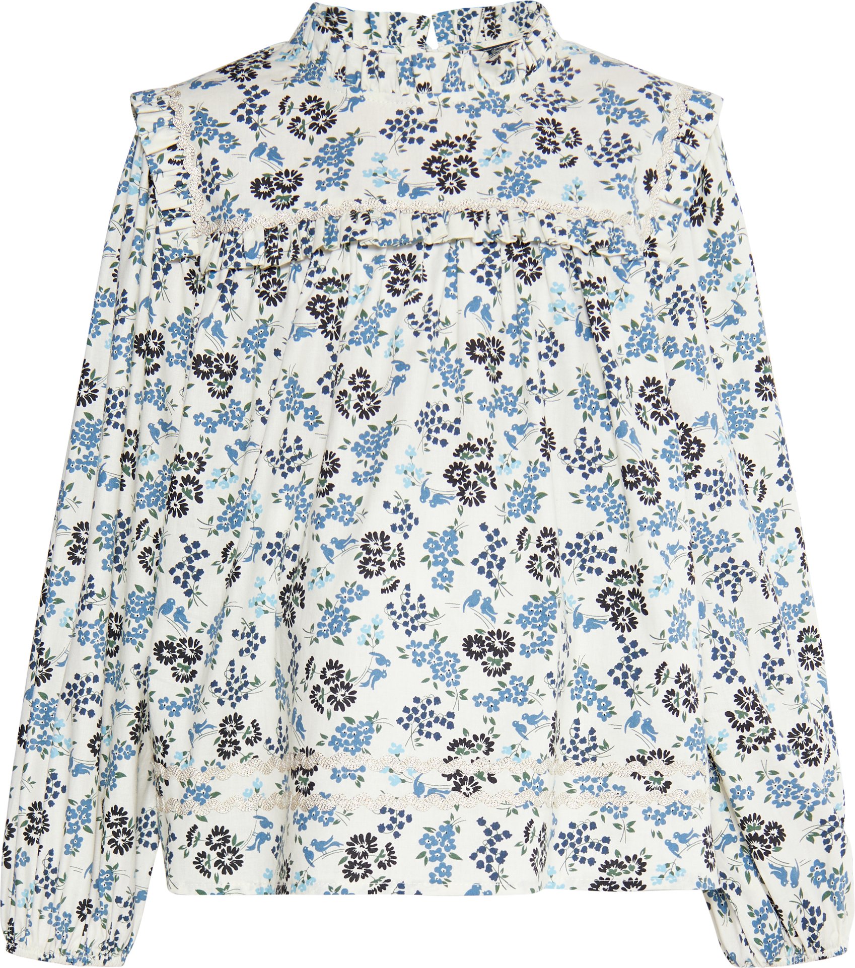 Dreimaster Bluse Mädchen (Kids) Meeresblume