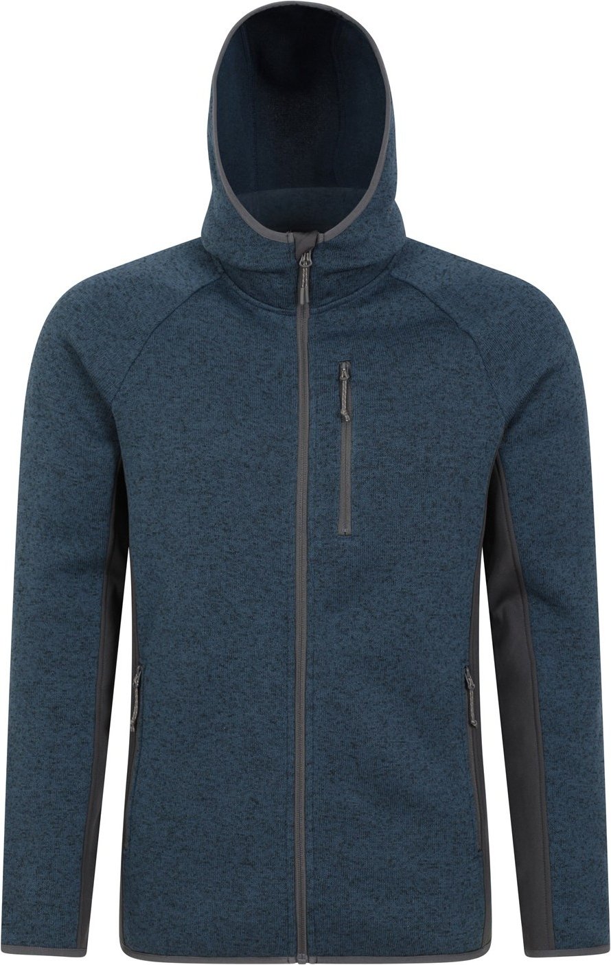 Mountain Warehouse Herren Treston Fleece Kapuzenpullover (Marine)