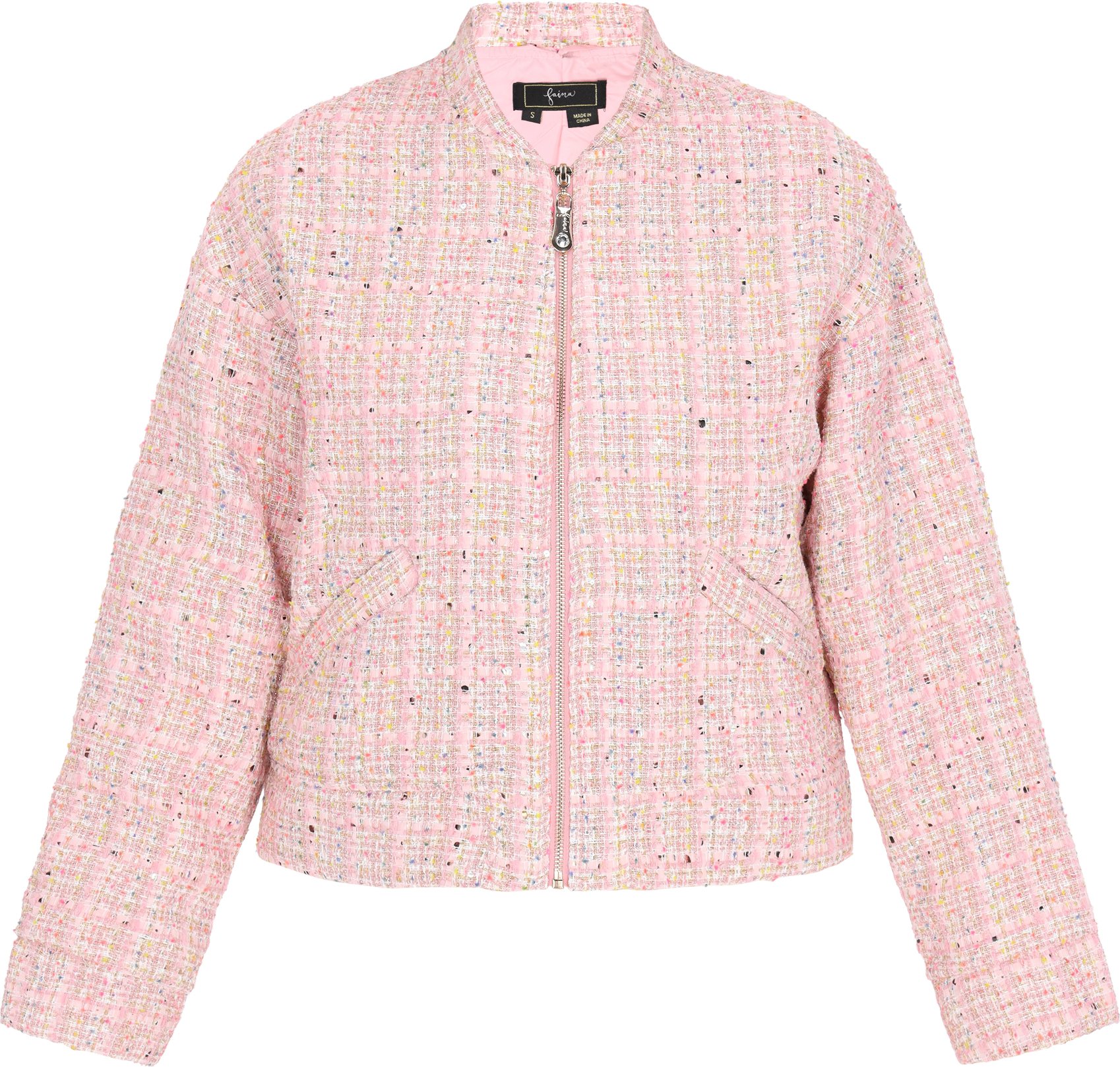 Faina Jacke Frauen rosa mehrfarbig