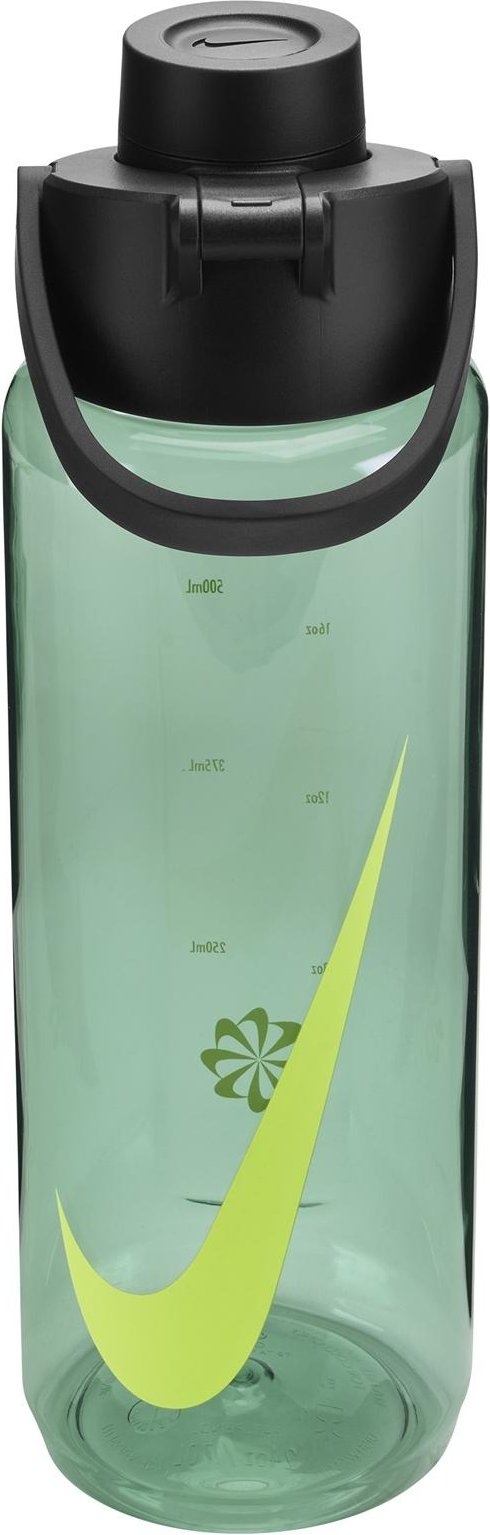 Nike - "Renew Recharge Chug" Flasche, 680ml (Transparentes Grün/Schwarz)