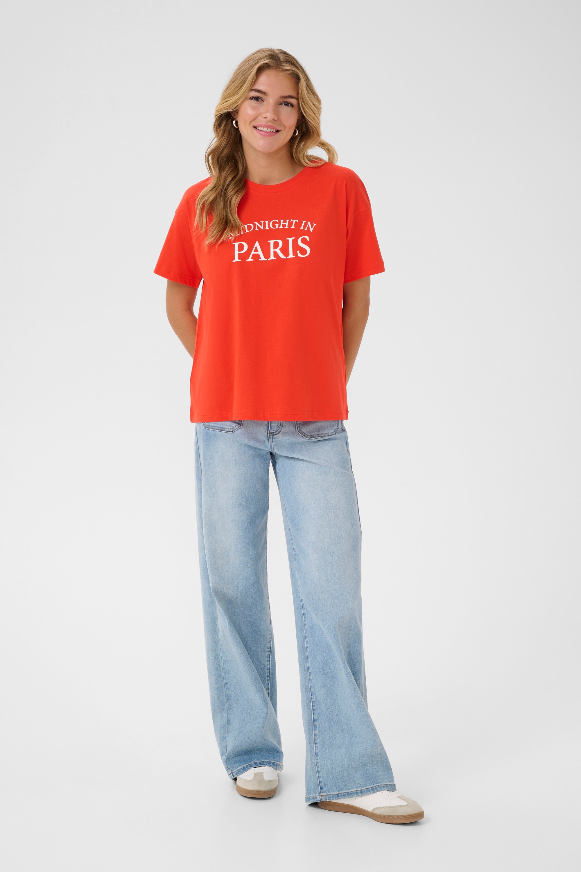 T-shirt Loose fit Grenadine W. Chalk Art Work orange