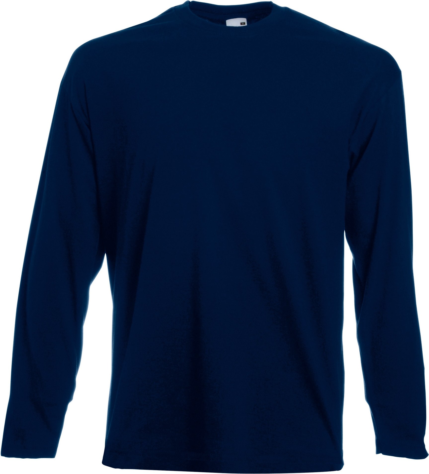 Fruit Of The Loom Herren Langarm T-Shirt mit Rundhalsausschnitt (Marineblau)