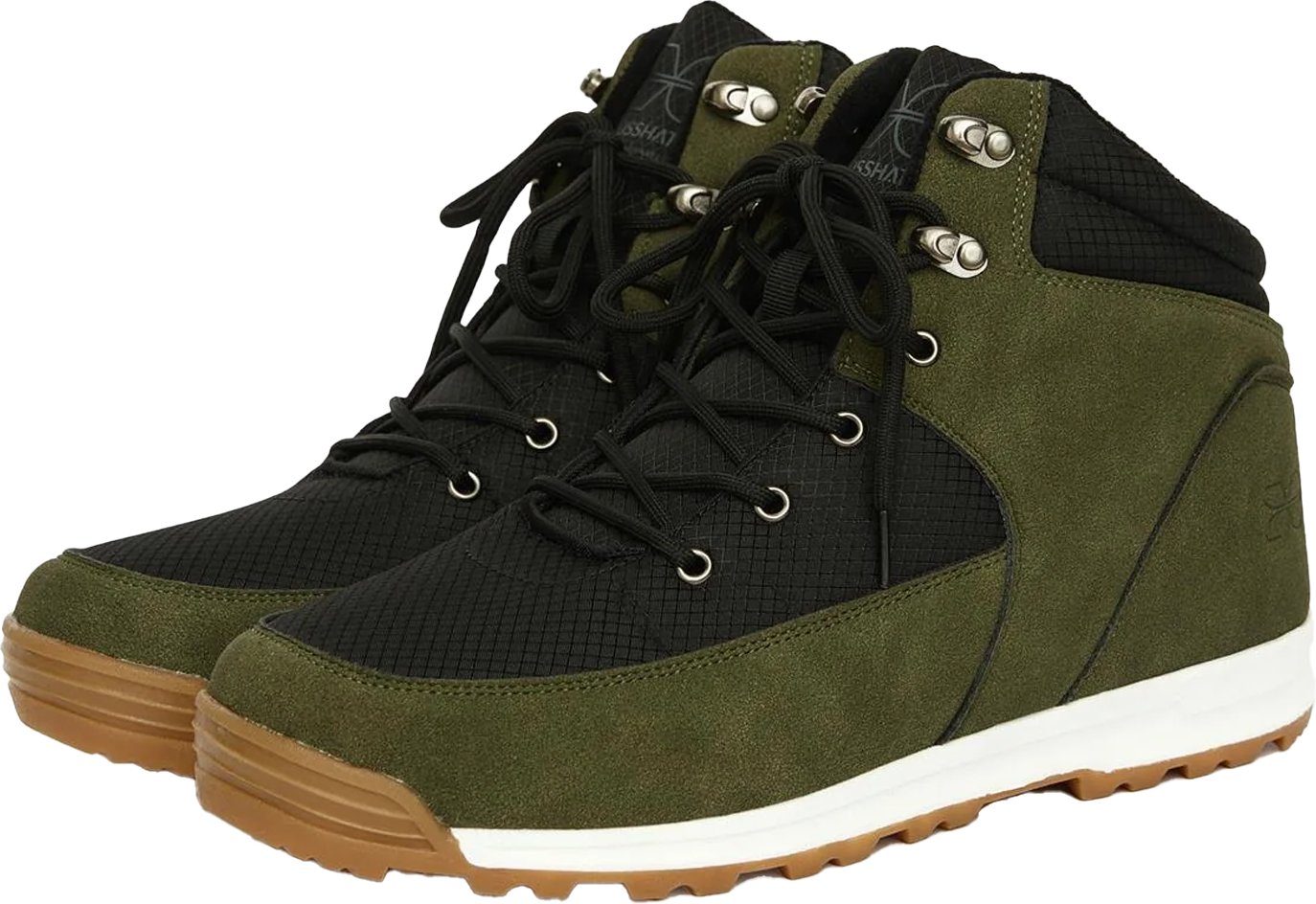 Crosshatch - "Fordbliss" Stiefeletten für Herren (Oliv/Schwarz)