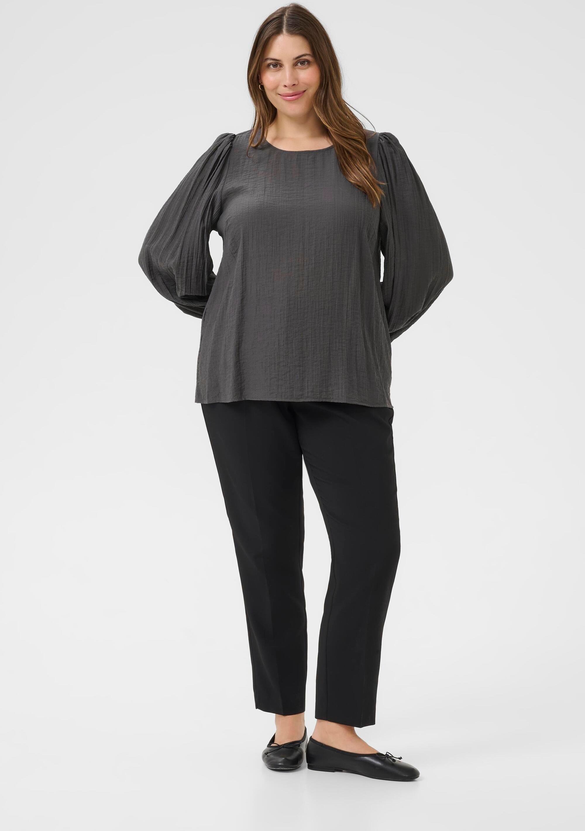 Langarm-Bluse KCviva Langarm-Bluse Regular fit black