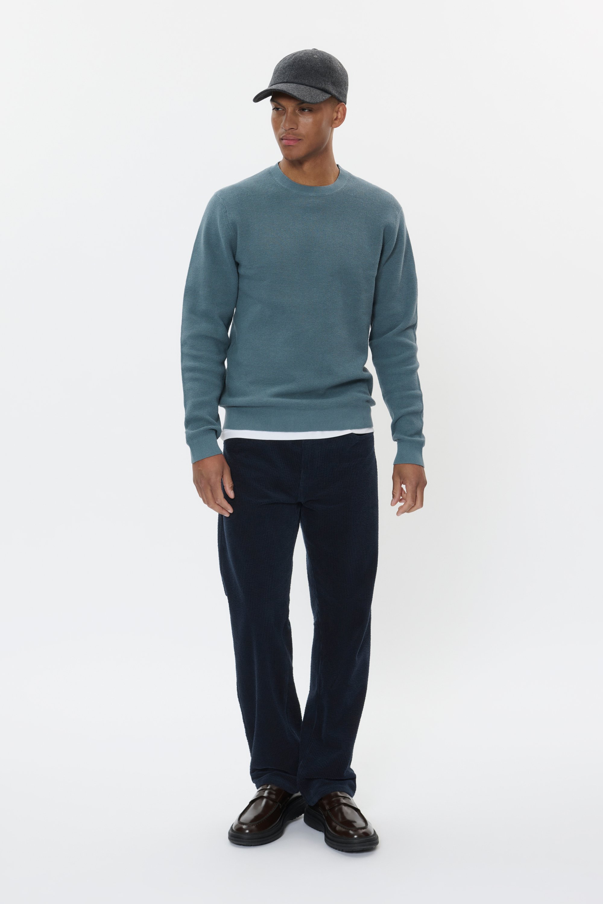 Strickpullover MAlagoon Gerade Passform blue