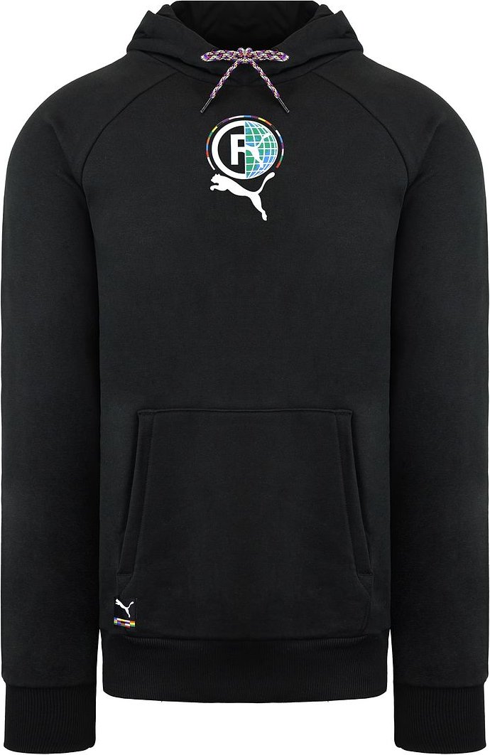 Puma International Graphic Mens Black Hoodie
