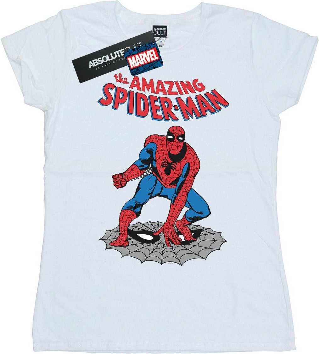 Marvel - "The Amazing Spider-Man" T-Shirt für Damen (Weiß)