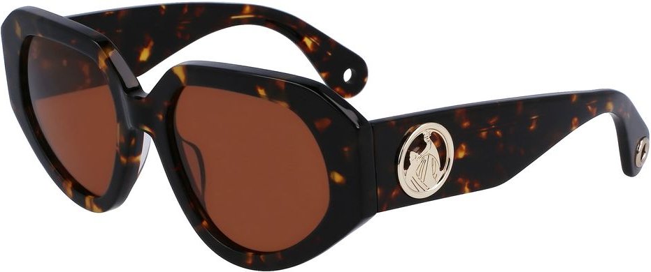 Lanvin Braune Acetat-Sonnenbrille