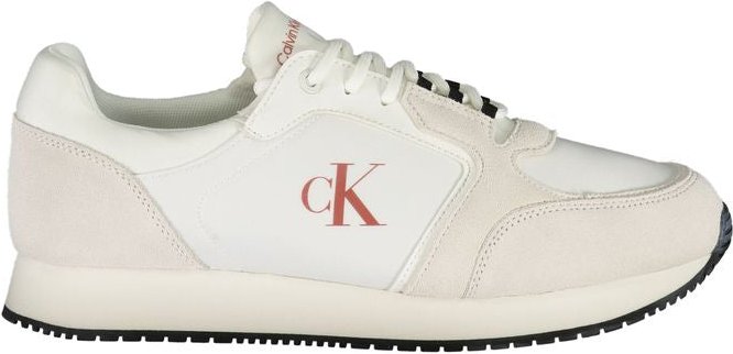 Calvin Klein Weiße Polyurethan Herren Sneaker