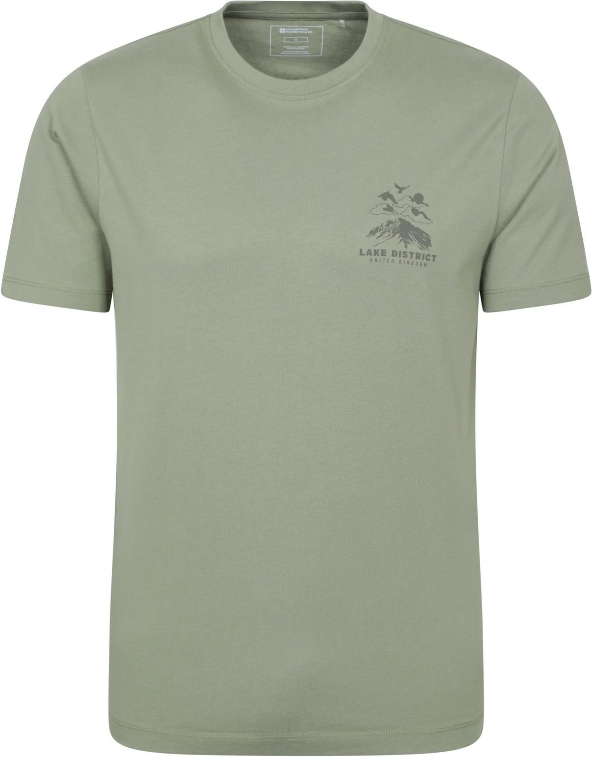 Mountain Warehouse - "Lake District" T-Shirt für Herren kurzärmlig (Khakigrün)