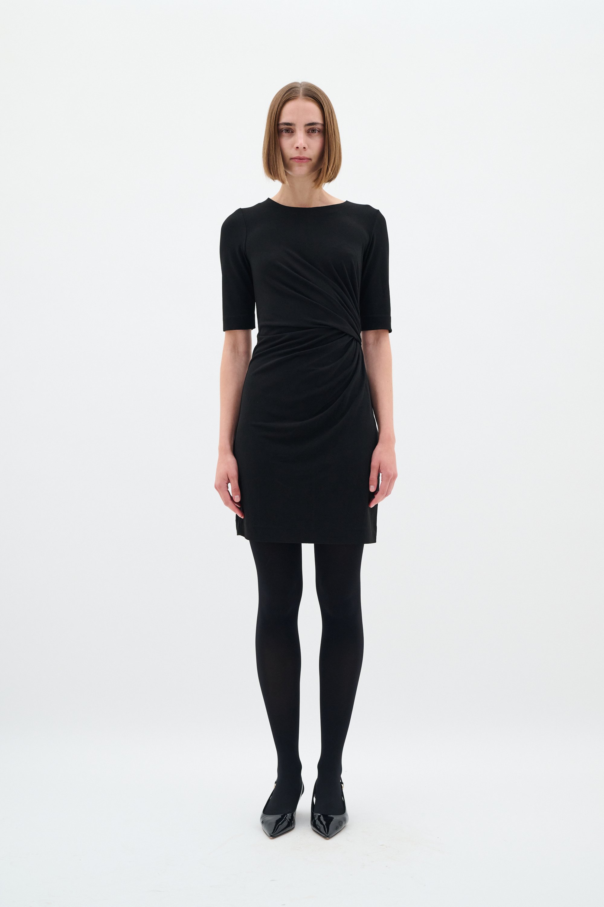 Jerseykleid Feminine Form black