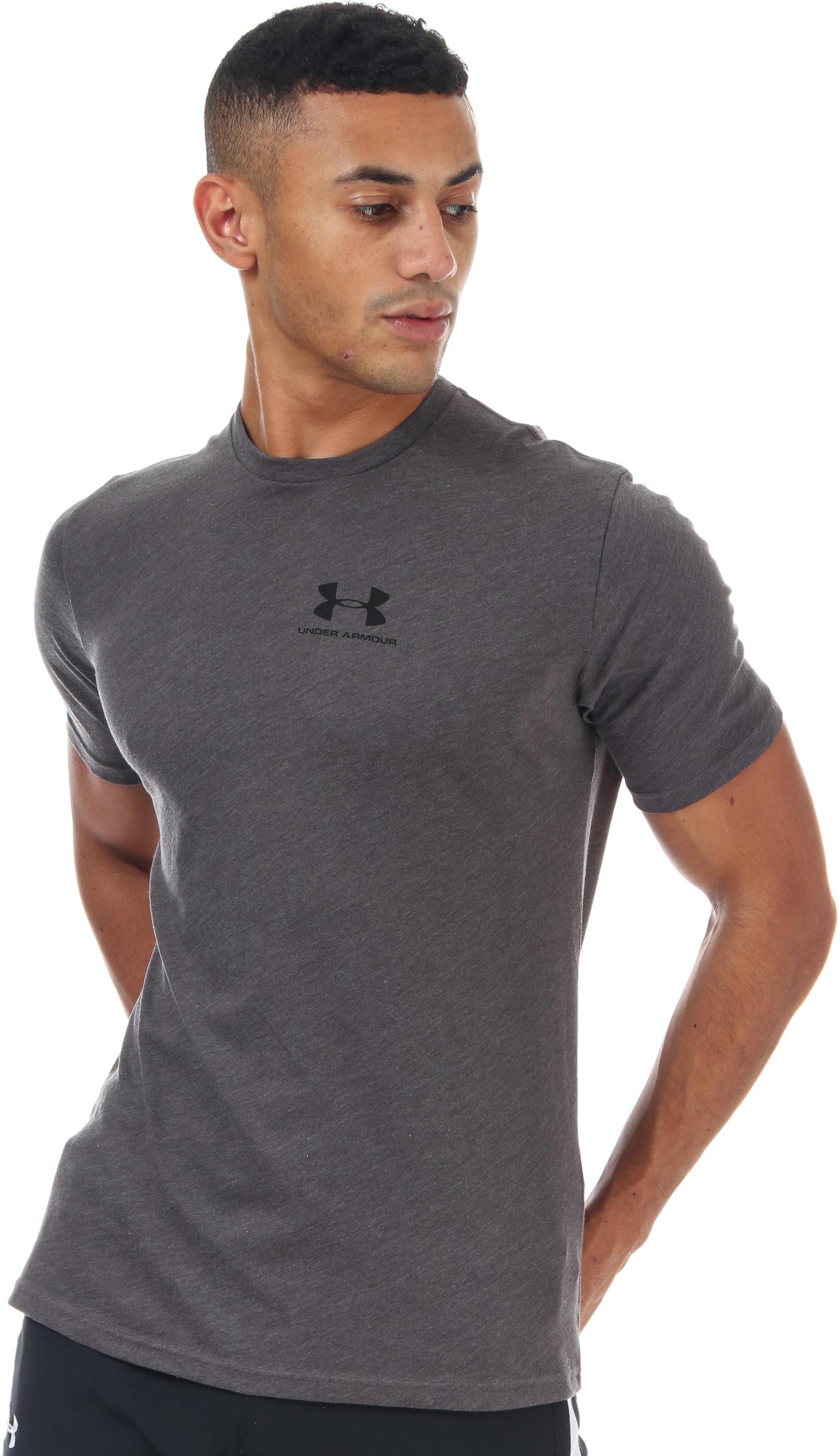 Under Armour - "Sportstyle" T-Shirt für Herren kurzärmlig (Holzkohle)
