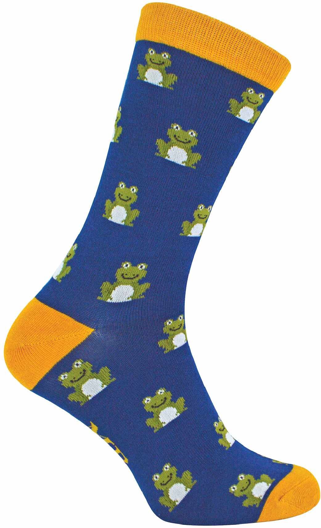 1 Pack Herren-Socken mit tierischem Muster aus Bambus