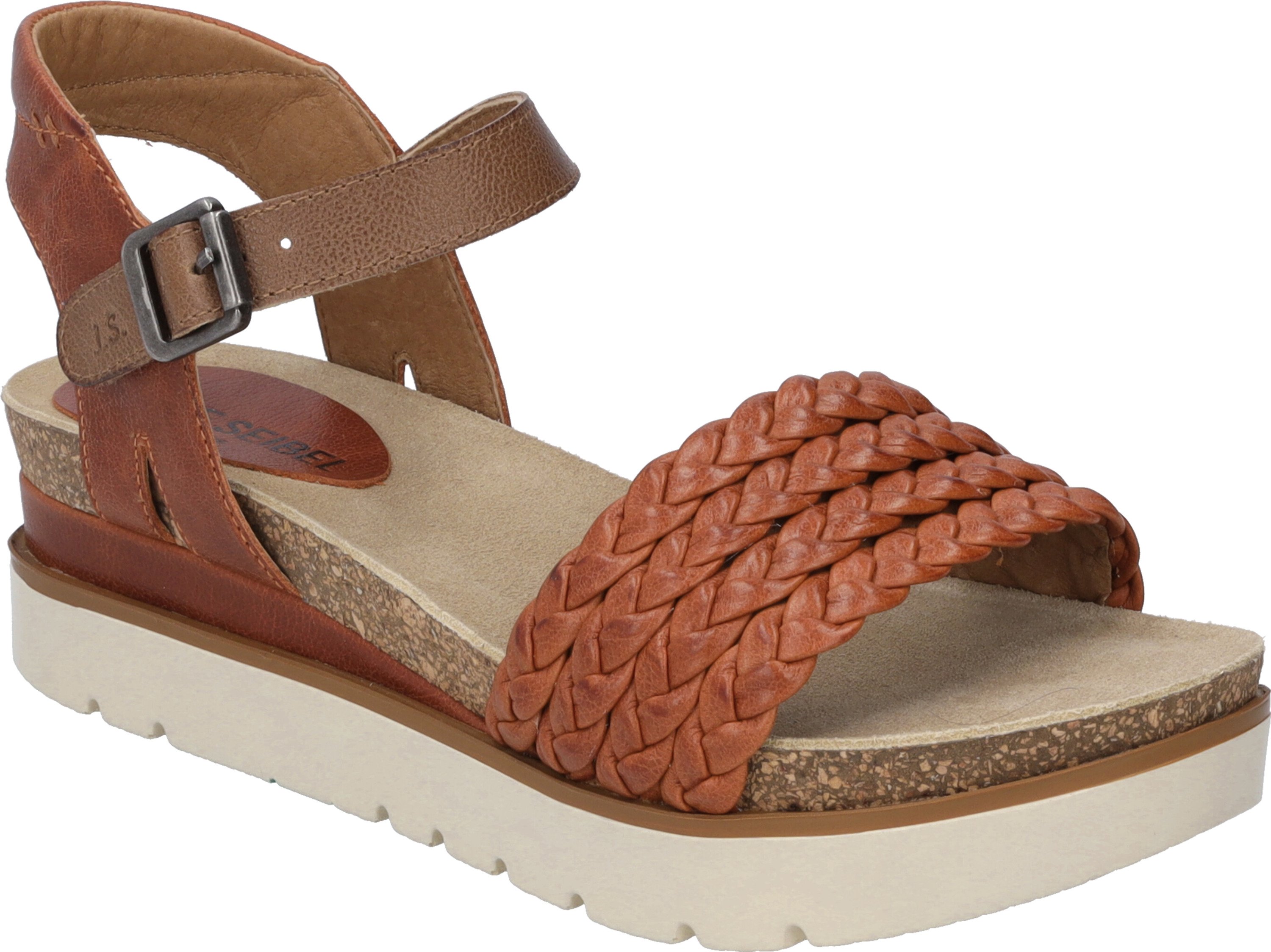 JOSEF SEIBEL Damen Sandale Clea 16 in orange-kombi