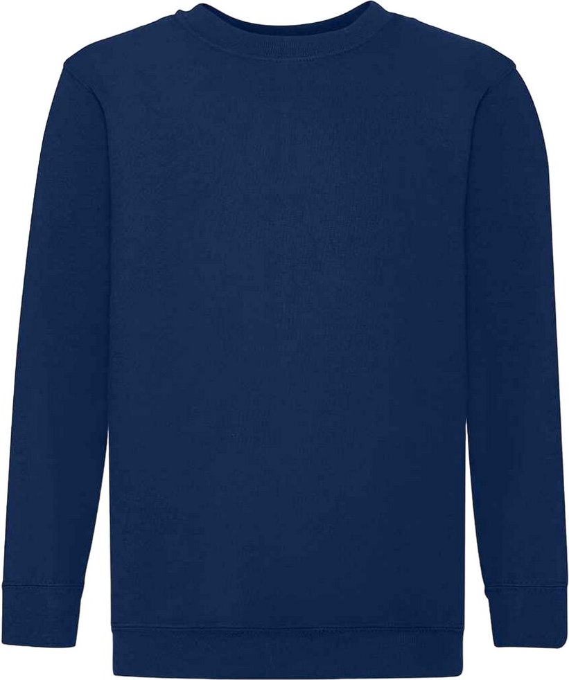 Fruit of the Loom Kinder Klassik Drop Schulter Sweatshirt (Marineblau)