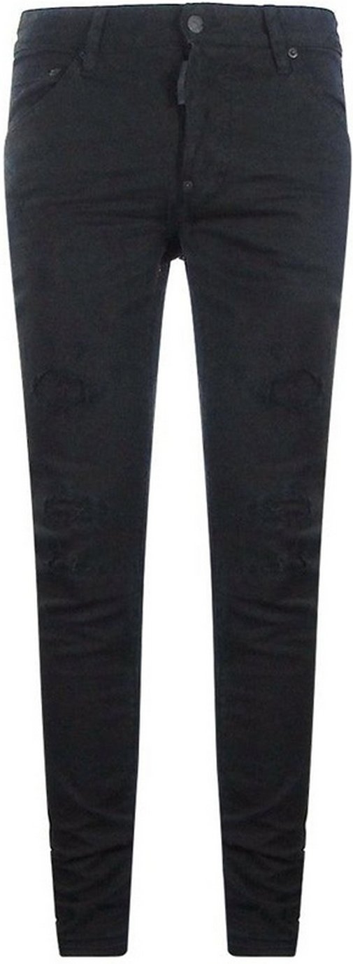 DSquared2 Herren Cool Guy Verstärkte Zerrissene Jeans (Schwarz)