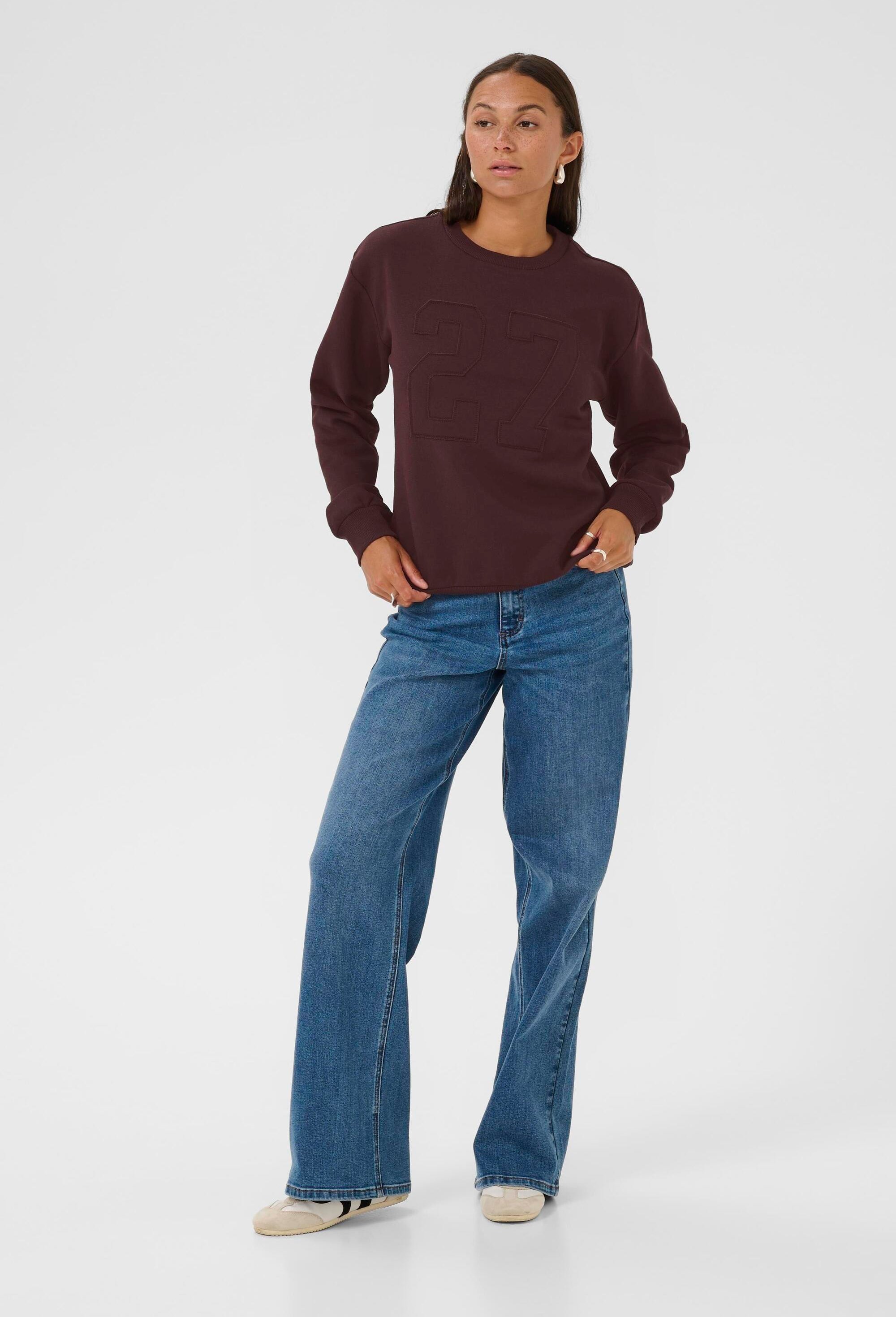 Sweatshirt KAlea Loose fit brown