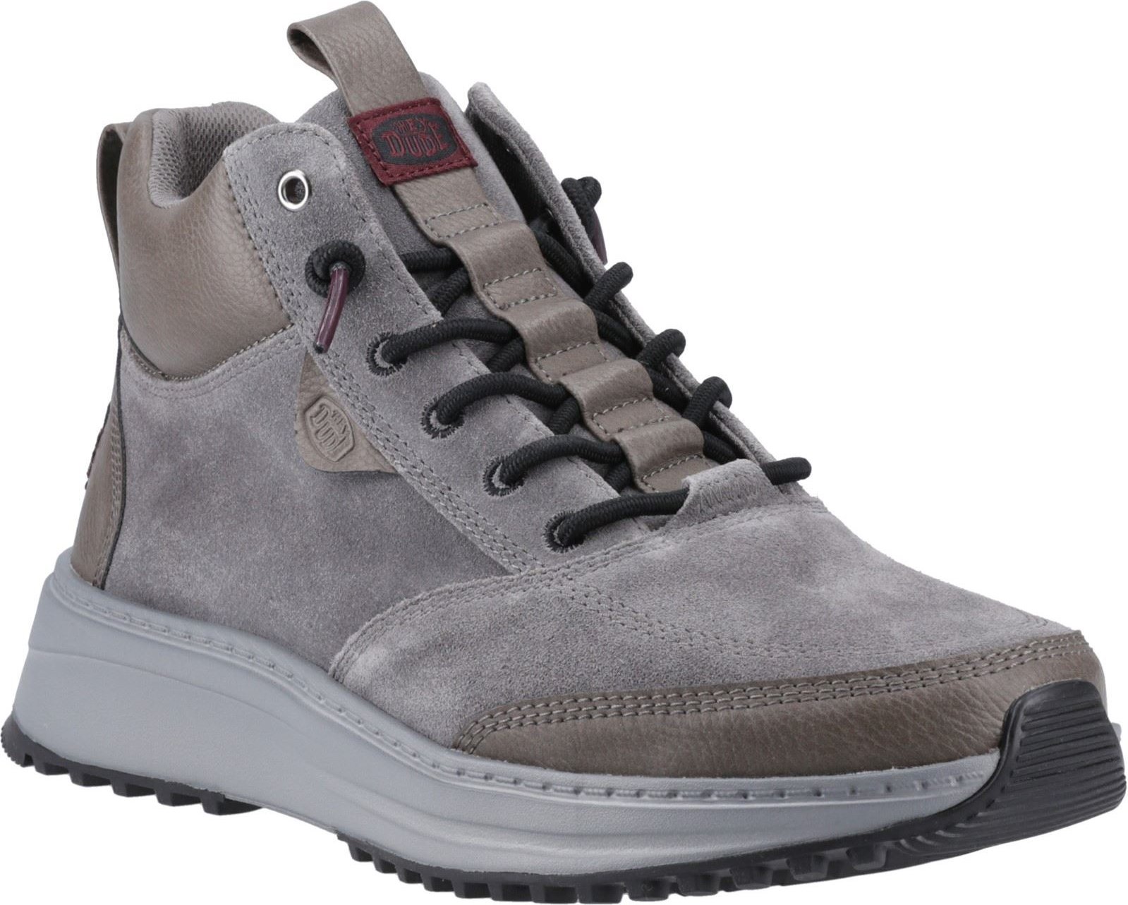 HEYDUDE Tahoe Classic Wildleder Herren Stiefeletten Granitgrau/Multi