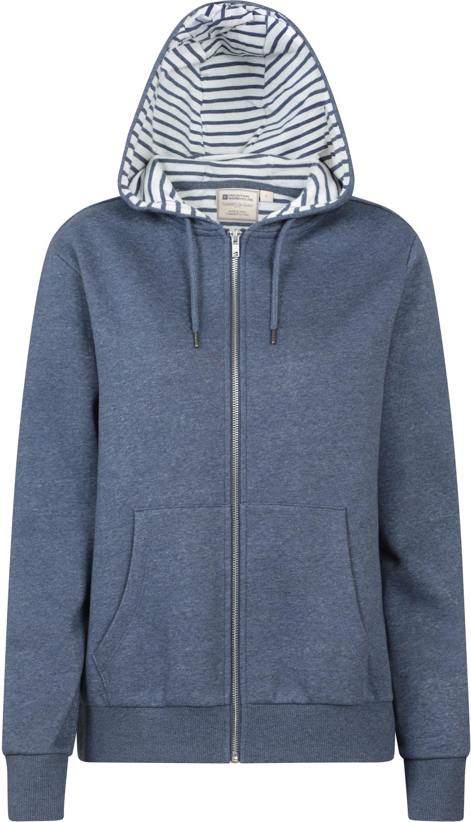 Mountain Warehouse - "Penzance" Hoodie mit durchgehendem Reißverschluss für Damen (Dunkelblau)