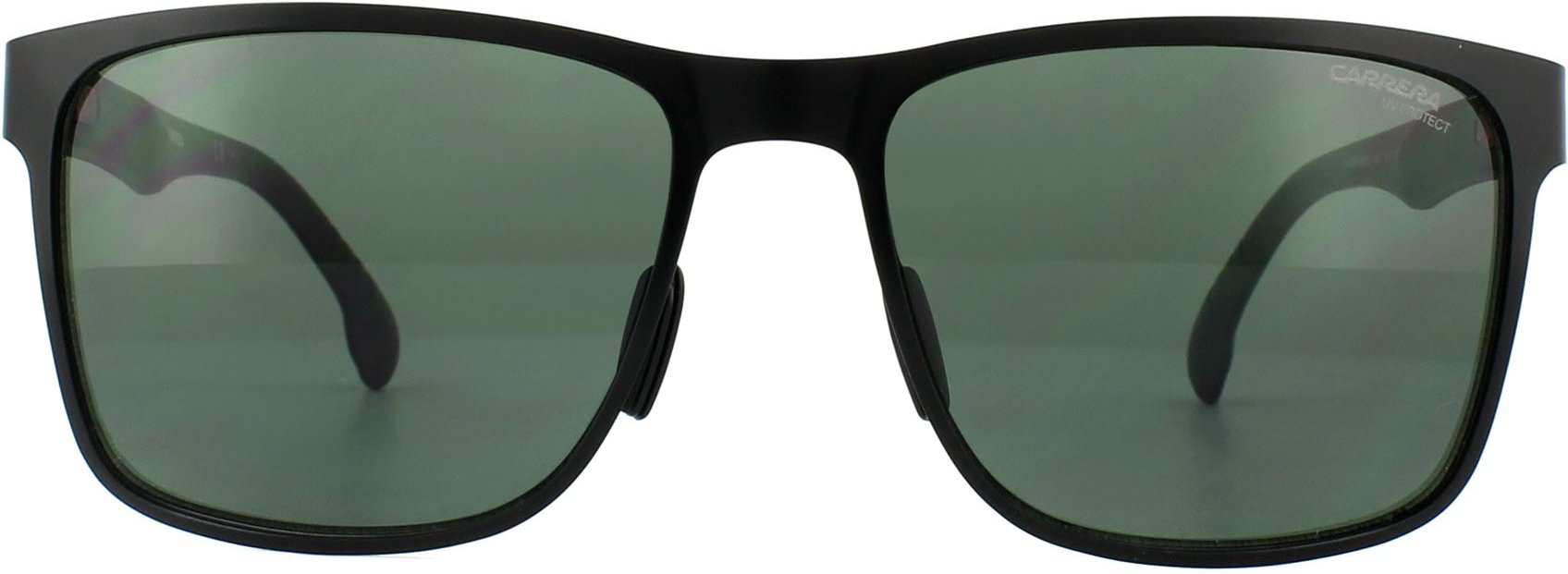 Thumbnail - Carrera Square Mens Matt Schwarz Grün Sonnenbrille