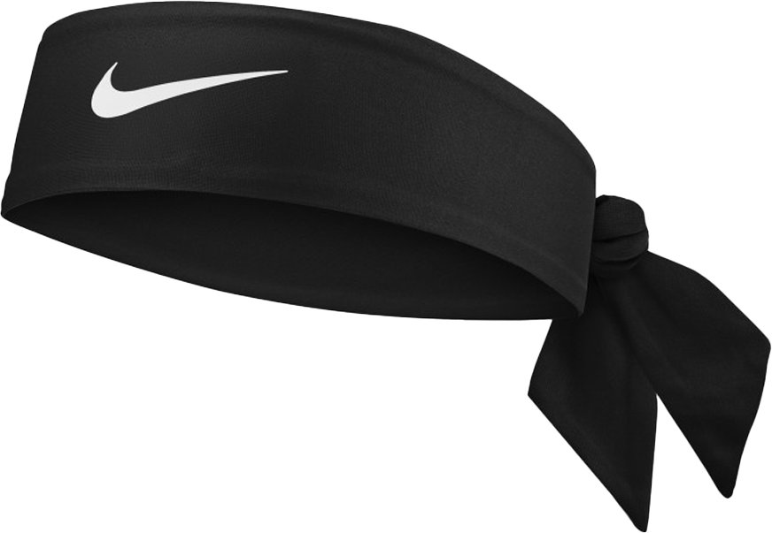 Nike - "Fury Classic" Stirnband, anpassbar, Dri-FIT (Schwarz)