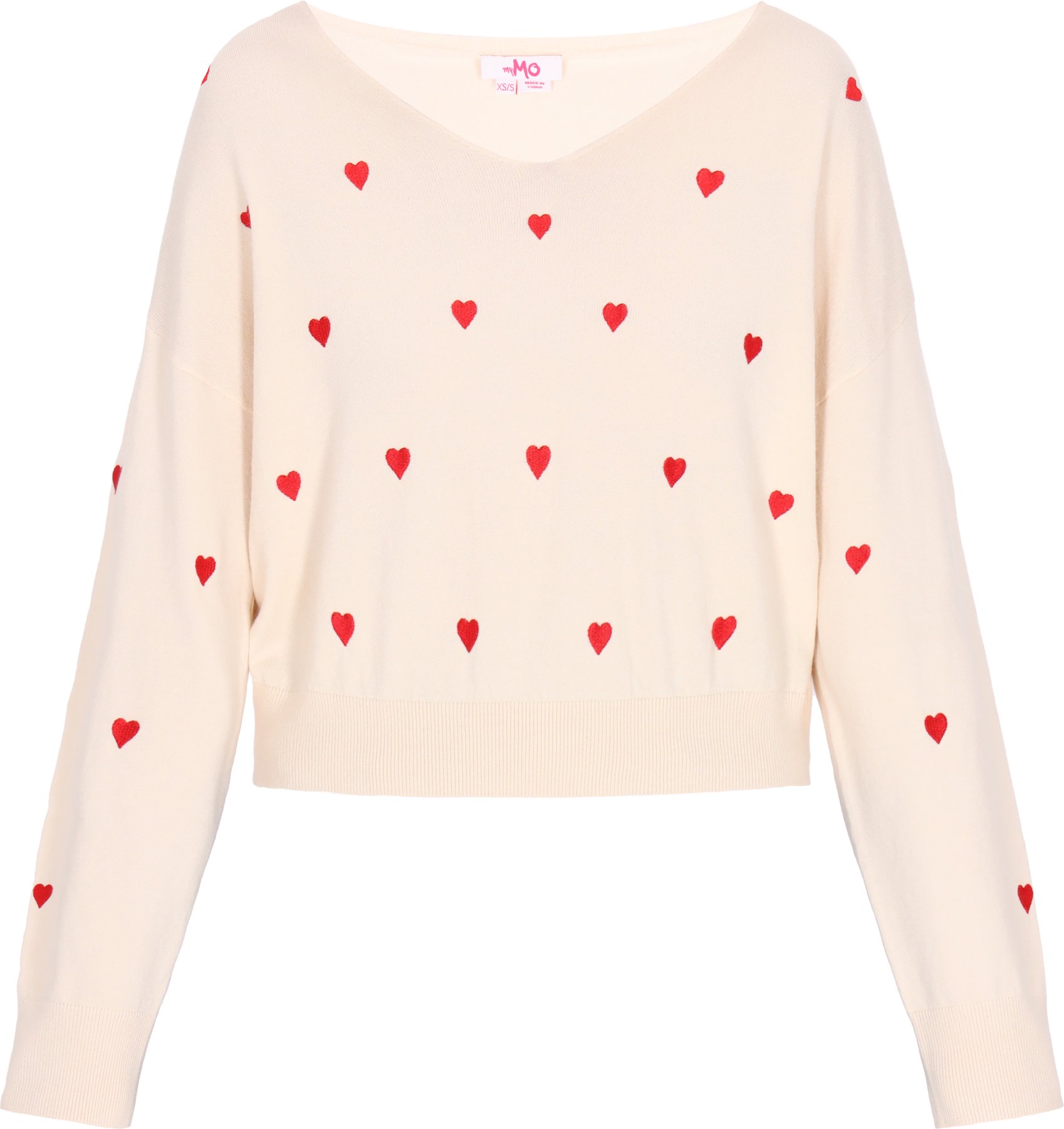 Mymo Pullover Frauen cremefarben