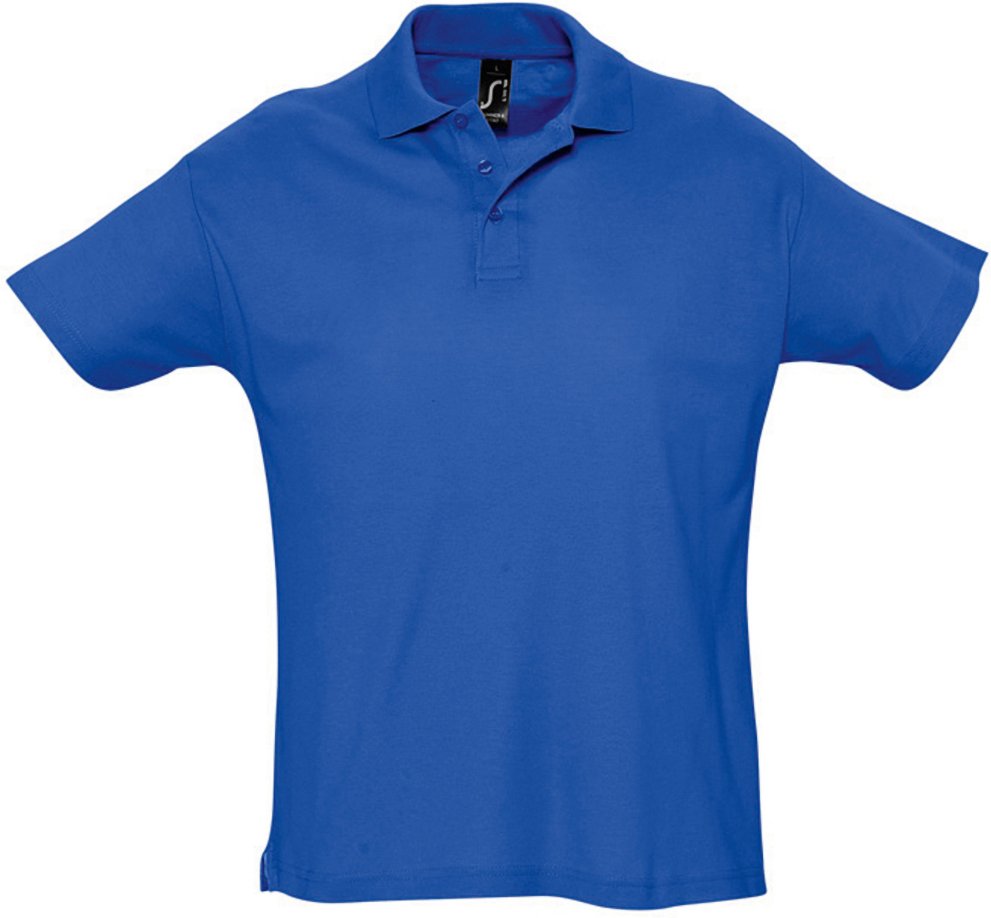 Thumbnail - SOLS Herren Sommer II Pique Kurzarm-Poloshirt (Königsblau)