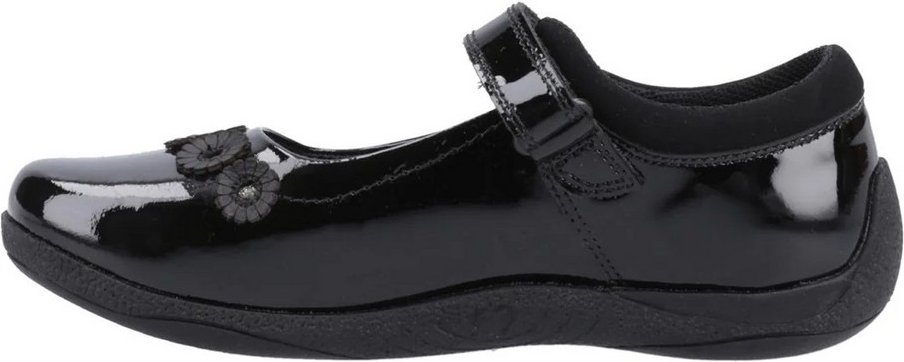 Thumbnail - Hush Puppies - Mädchen Schul-Uniform-Schuhe "Christina", Leder (Schwarzer Lack)