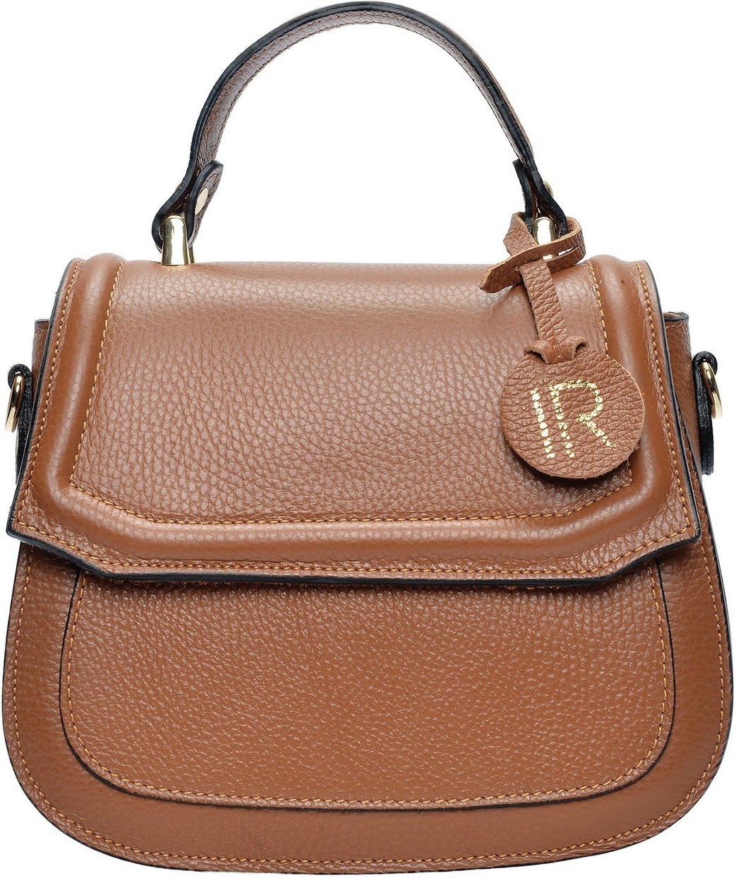 Isabella Rhea Braun Rindsledertasche