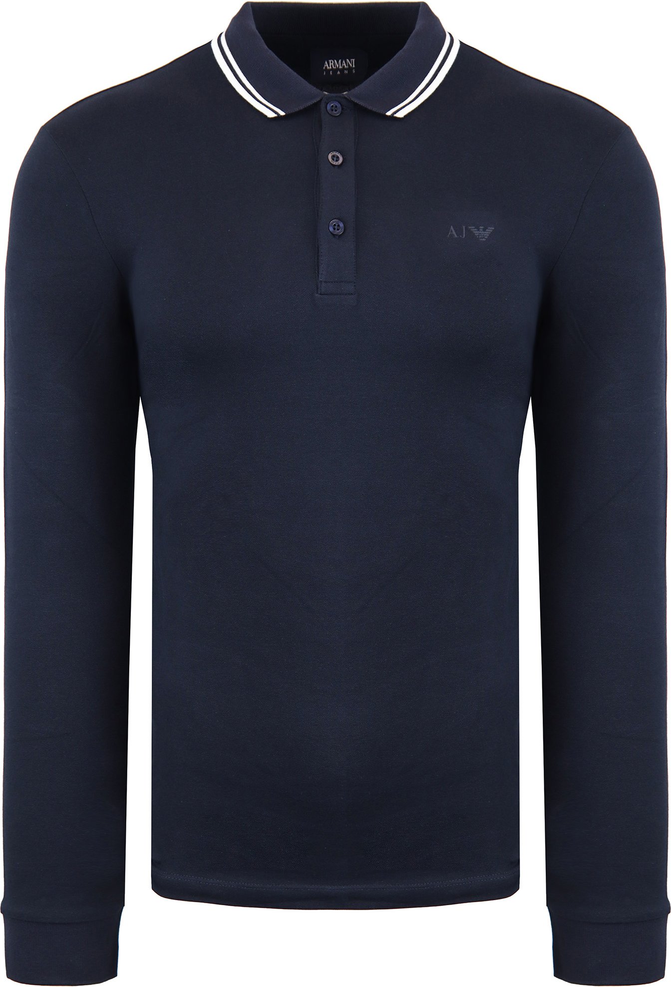 Armani Jeans Herren Navy Polo -Hemd