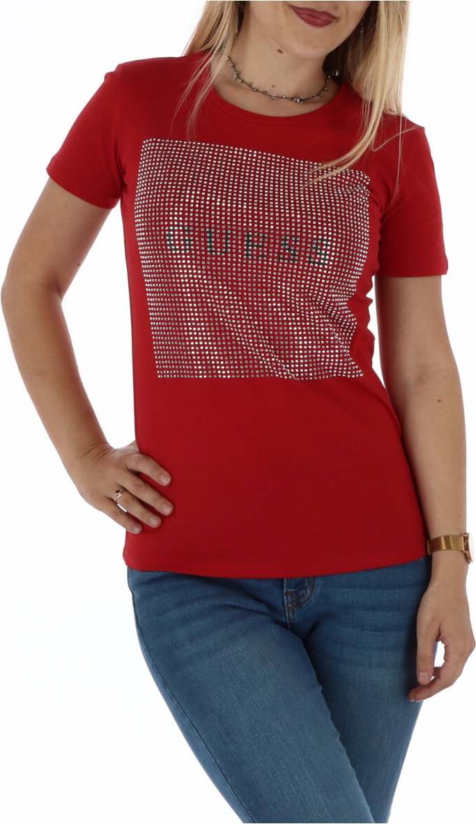 Guess Damen Rot T-Shirt