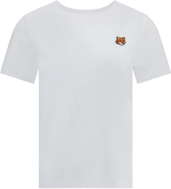 Maison Kitsuné Weißes Baumwolle T-Shirt
