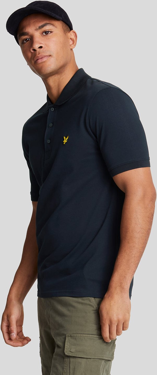 Lyle & Scott � Poloshirt in Marineblau, einfarbig