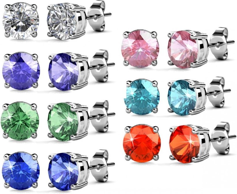 Box 7 Days Ohrringe - Silber und Multi