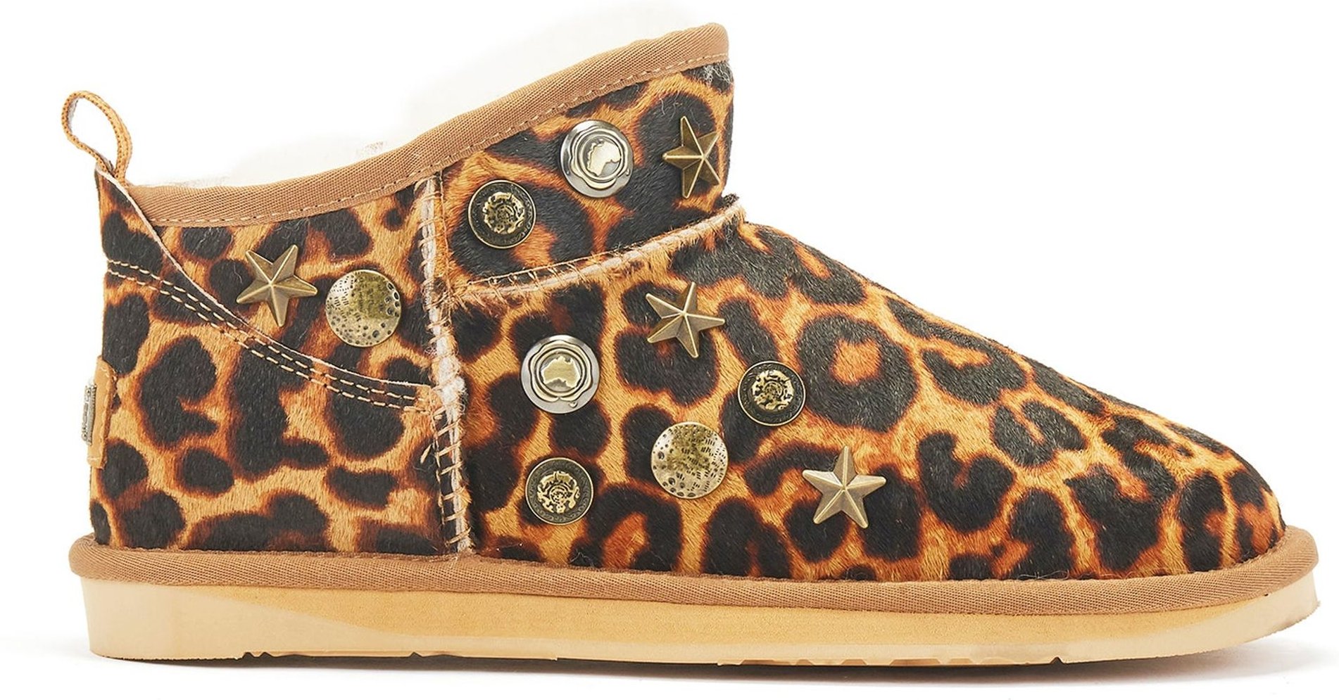 Angel Ultra Short Leopard Boots