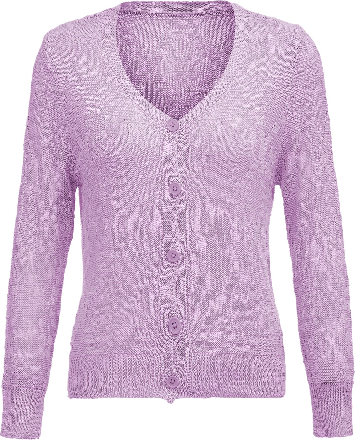 Schmuddelwedda Strickjacke Frauen Lavendel