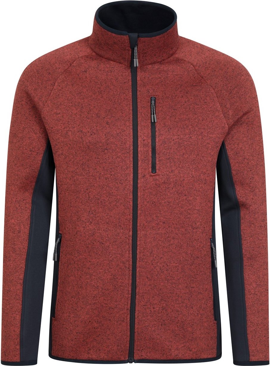 Mountain Warehouse Herren Treston Full Zip Fleece Jacke (rot)