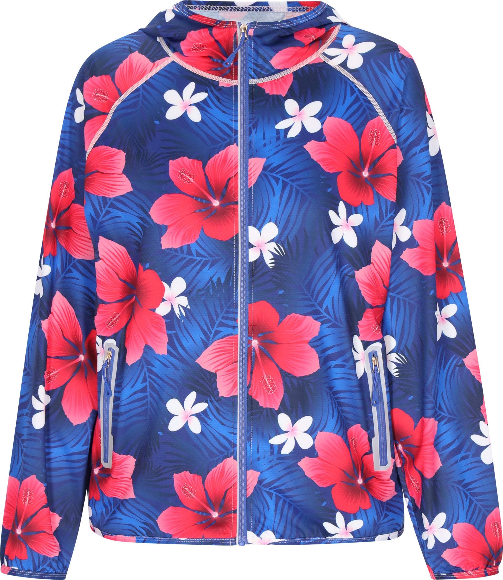 IZIA Jacke Frauen violett mehrfarbig