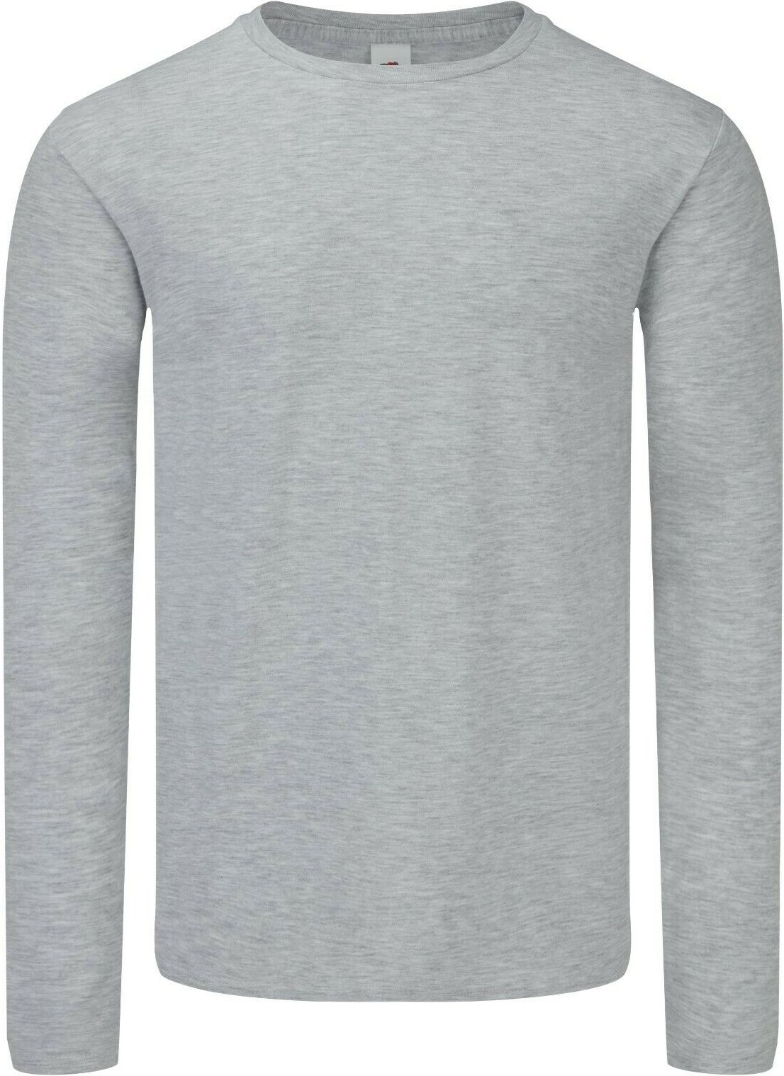 Fruit of the Loom Herren Iconic 150 Langarm T-Shirt (Grau Heather)