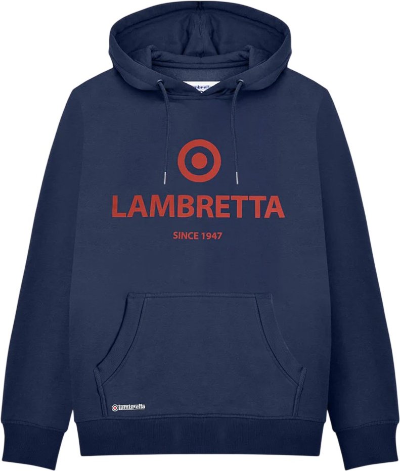 Lambretta - "Target" Kapuzenpullover für Herren (Dunkel-Marineblau)