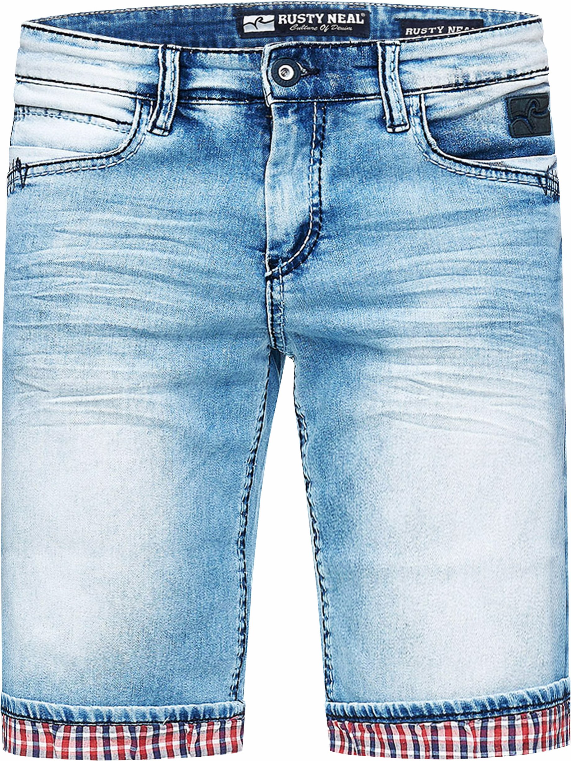 Light Blue Used Jeans Shorts "DUNSTER"